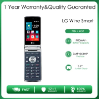 LG Wine Smart D486 Refurbished-Original Unlocked Phone 3.2" 4GB 1GB RAM Wi-fi Cheap Cell Phone Free Shipping