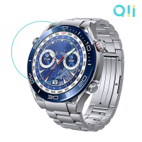 手錶保護貼 Qii HUAWEI Watch Ultimate 玻璃貼 (兩片裝)  【愛瘋潮】【APP下單最高22%回饋】