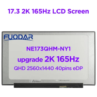 New Original BOE NE173QHM-NY1 17.3 inch QHD2K 165Hz Laptop LCD Screen DCI-P3 Color Gamut 2560x1440 Matrix Replacement 40pin eDP
