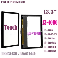 13.3'' Touch For HP Spectre x360 13-4000 series 13-4115 13-4005DX 13-4118nr 13-4116dx 13-4101UR 13-4109NA LCD Display Screen