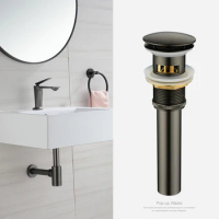 Siphon Basin Bottle Plumbing High Quality Brass Sink Pop Up Filter Fixture Stopper Set Washbasin Siphon Hose Set