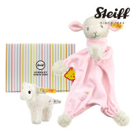 【STEIFF】Sweet Dreams Lamb 晚安小羊 安撫巾&amp;手搖鈴(安撫彌月禮盒)