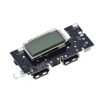 Dual USB 5V 1A 2.1A Mobile Power Bank 18650 Battery Charger PCB Power Module LED LCD Solar Charging Board for Phone DIY
