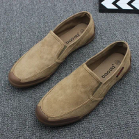 Summer Men Canvas Shoes Espadrilles Breathable Casual Shoes Men Loafers Comfortable Ultralight Lazy Boat Shoes