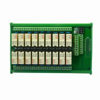 18 channel safety relay control module has 12V / 24V PLC amplification board CE certification