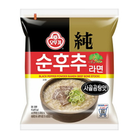 《 Chara 微百貨 》 韓國 不倒翁 黑胡椒 牛骨 湯麵 拉麵 袋裝 團購 批發