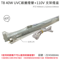 【SANKYO】2組 TUV UVC 40W T8殺菌燈管 110V 4尺 層板燈組 含燈管 _ ZZ450004A