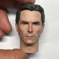 High Quality Delicate Painted 1/6 Scale Christian Bale Head Sculpt Fit 12" Figure