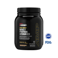 【GNC 健安喜】Pro Performance AMP黃金系列高級乳清蛋白粉 2.05lb/罐(巧克力口味)