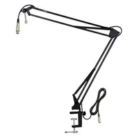 Takstar ST-6 all-metal Material Microphone Universal Large Suspension Stand Double Cantilever Stand For Studio Recording