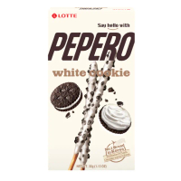 【Lotte 樂天】PEPERO白巧克力口味餅乾棒32g(共20入)