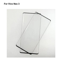 2pcs For Vivo Nex 3 Front LCD Glass Lens touchscreen For Vivo Nex3 Touch screen Panel Outer Screen Glass without flex