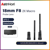AstrHori 18mm F8 Macro 2x lens APS-C Wide Angle for Fuji X Nikon Z Sony E Canon RF EF Panasonic Olympus Leica L