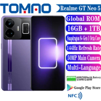 Global ROM Realme GT Neo5 Neo 5 5G Cell phone Snapdragon 8+ Gen 1 Octa Core 6.74 1.5K 144Hz Google Play 50MP Rear Cameras NFC