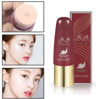 BB Cream Face Liquid Foundation Snail Serum Repair Moisturizing Whitening Brighten Concealer Base BB CC Cream Makeup Maquillag