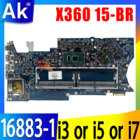 For HP Pavilion X360 15-BR 16883-1 Laptop Motherboard 924081-601 216-0864032 DDR4 Mainboard i3 i5 i7 7th Gen CPU 530 2GB