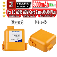 HSABAT 3000mAh Battery for LG A958 A9M Cord Zero A9 A9 Plus A9+ A9PETNBED2X A9PETNBED A9MULTI2X A9MULTI EAC63382201