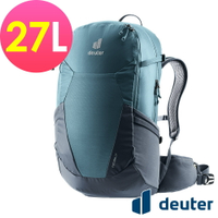 ｜享趣戶外｜ 德國《deuter》FUTURA 透氣網架背包健行包 27L (3400321 霧藍)
