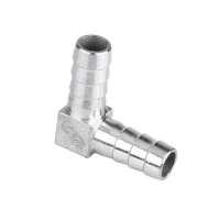 6/8/10/12/14/15/16/19/20/25/32MM Hose Barb 304 Stainless Steel Elbow Pipe Fitting Coupler Connector Adapter For Fuel Gas Water