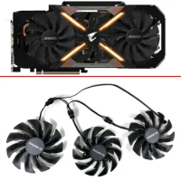 NEW For GIGABYTE AORUS GeForce GTX 1080 Ti Xtreme Edition 11G Graphics Card Cooling Fan 95mm 12V 0.50AMP T129215BU PLD10015B12H