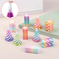 1 unit Spiral Cone Decompression Toy 3D Printed Pyramid mustahil Pass-through arca Square Pillar Hel