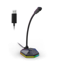 【e-Kit 逸奇】七彩絢麗高感度電競USB麥克風(MIC-F20)