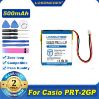 100% Original LOSONCOER 500mAh MR11-2286 Battery For Casio PRT-2GP Batteries Watch Free Tools