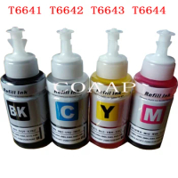 Compatible printer ink for EPSON 664XL T6641 T6642 T6643 T6644 for L100 L120 L101 L110 L111 L200 L201 L210 L211 L220 L222
