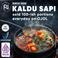 Pho Nguyen Kaldu Sapi Low Fat Non MSG Old Quarter 24 Jam Bone Marrow Broth Australia Beef Brisket Ri