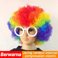 Wig Rambut Palsu Kribo Allsize / Wig Badut / wig costplay / Rambut Badud / Rambut Kribo Palsu wig kr