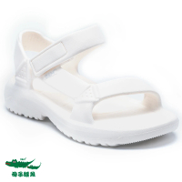 母子鱷魚 -官方直營-純色系造型涼鞋-白