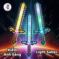 Đồ Chơi Kiếm Ánh Sáng Light Saber - Có Đèn LED, Kiếm Phát Sáng Cầm Tay Cho Bé 【Hiệu quả nhanh】