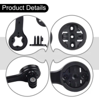 Aluminum Alloy Camera Clip Bracket Screws Wrench Bicycle Computer Holder For Garmin Bryton Wahoo Cycle Stem Mount Cycle Computer