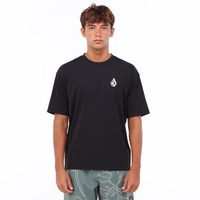 VOLCOM IMTG TRUE TO BALI SURF BOXY SHORT SLEEVE RASHGUARD Black XL