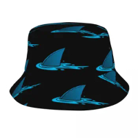 Whale Bucket Hat For Women Dorsal Fin Fisherman Hats Casual Vacation Caps Foldable Hip Hop Graphic Visor Hats