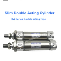 DAC20 DAC25 DAC32 DAC40 DAC50 DAC63 DAC20*20 25 50 75 100 125 150 200 250 300-A KOGANEI DAC Series Slim Double Acting Cylinder