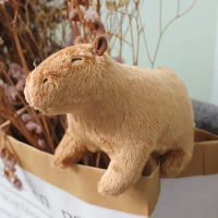 Simulation Capybara Plush Toys Capybara Plushie Dolls Soft Stuffed Animals Kawaii Kids Toy Peluche Christmas Gift for Girls