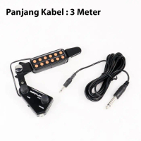 Baru - TaffSTUDIO Pickup Gitar Akustik With Tone Volume Control - P-11 - Transducer Gitar Akustik 12