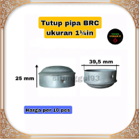 tutup pipa brc 1¼ in topi pagar galvanis isi 10pcs