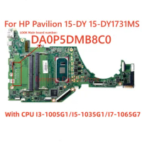 For HP Pavilion 15-DY 1731MS Used Laptop Motherboard DA0P5DMB8C0 0P5D With I3 I5 I7-10TH 100% Tested Fully Work