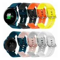20mm Silicone Watch Band Replacement Strap for Samsung Galaxy Watch Active 2 42mm