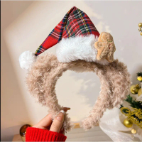 2025 Tahun Baru Krismas Destar Duffy Bear Hat Ikat Rambut Foto Kostum Krismas Aksesori Rambut Ikat R