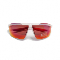 Nike 太陽眼鏡 Windshield AF 男女款 白粉紅 透明框 半框 運動 單車 路跑 蔡司 DC9452-900
