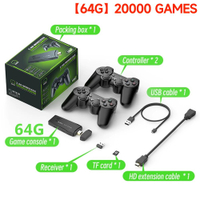 M8วิดีโอเกมคอนโซล64GB เกมชุดเกมคลาสสิก NBA Game Stick ในตัว10000 Gam RUIJA