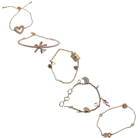 【SWAROVSKI 施華洛世奇】Una 天鵝心型玫瑰金手鍊/蝴蝶結/信封 多款可選(贈原廠紙盒母親節送禮)