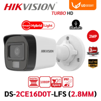 HIKVISION กล้องวงจรปิด DS-2CE16D0T-LFS เลนส์ 2.8MM Smart Hybrid Light รองรับ 4 ระบบ 2MP มีไมค์ในตัว