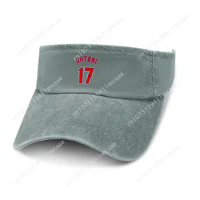 Los Angeles Shotime baseball custom made Sun Visor Leaky Top Cowboy Hats Men Women Angels Ohtani No 17 Custom Empty Open Top Hat
