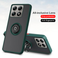 ที่ใส่แหวนเคสโทรศัพท์แม่เหล็ก, สำหรับ Xiaomi 14T Pro 2024 6.67 นิ้ว, เปลือกด้าน, Mi 14 T, 14Tpro, Xi