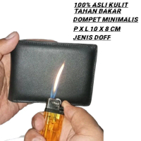 DOMPET KULIT PRIA MINIMALIS, 100%ASLI KULIT SAPI, KHAS GARUT
