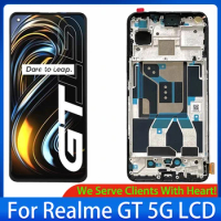 6.43" Original AMOLED For Realme GT 5G LCD RMX2202 Display Touch Screen Digitizer Assembly Replacement For Realme GT 5G Display